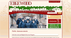 Desktop Screenshot of edgewood.pgh.pa.us