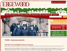 Tablet Screenshot of edgewood.pgh.pa.us